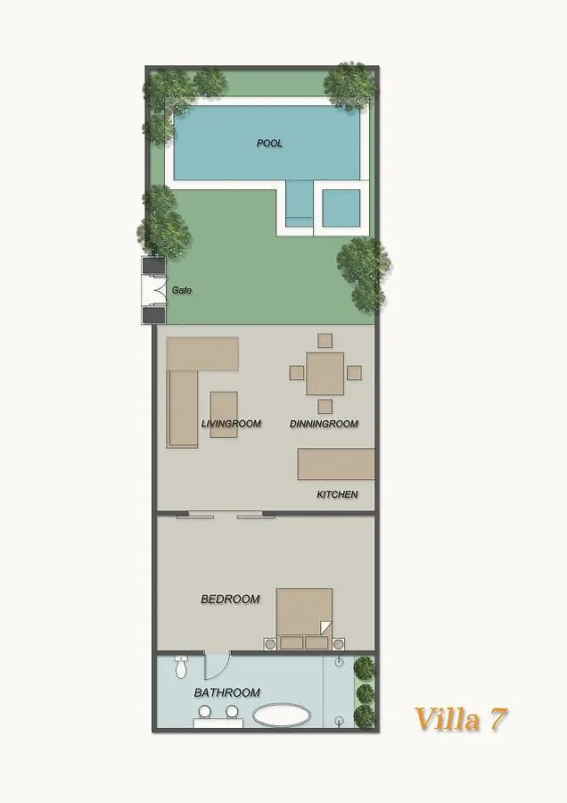 Villa Besar Seminyak Indonesia